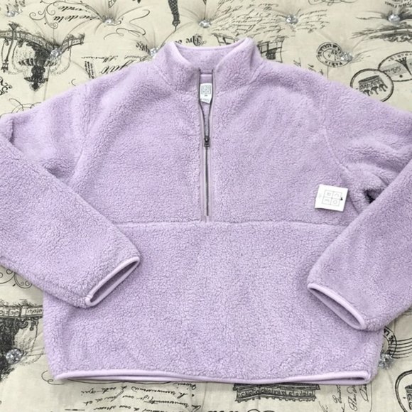 Core Life Quarter-Zip Faux Shearling Pullover - Picture 3 of 6